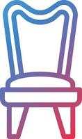 vektor design vardagsrum stol ikon stil