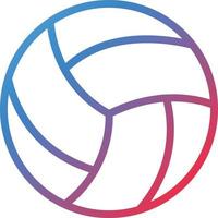 Vektor Design Volleyball Symbol Stil