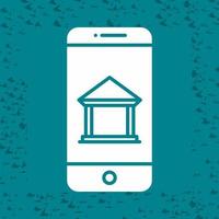 Vektorsymbol für mobiles Banking vektor