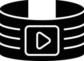 Vektor Design Video Spieler Symbol Stil