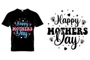 Typografie Mama T-Shirt Design Vektor Mutter Tag Zitate