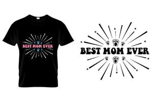 typografi mamma t-shirt design vektor mor dag citat