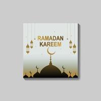 ramadan kareem social media fri mall design. vektor