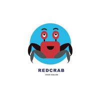 rot Krabbe Logo Vektor zum Unternehmen Identität
