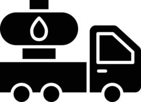 Vektor Design Öl LKW Symbol Stil