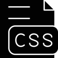 Vektor Design CSS Datei Symbol Stil