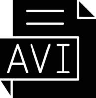 vektor design avi ikon stil