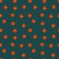 Kamille Blume nahtlos Muster im einfach Stil. abstrakt Blumen- endlos Hintergrund. vektor
