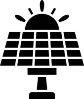 vektor design sol- energi ikon stil