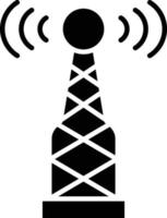 Vektor Design Radio Antenne Symbol Stil