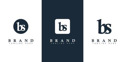 modern und einfach Kleinbuchstaben bs Brief Logo, geeignet zum irgendein Geschäft mit bs oder jdn Initialen. vektor