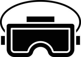 Vektor Design vr Brille Symbol Stil