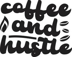 retro Kaffee T-Shirt Design, wellig T-Shirt Design vektor