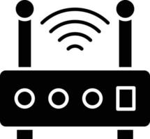 Vektor Design kabellos Router Symbol Stil