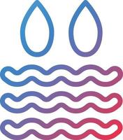 Vektor Design Wasser Symbol Stil