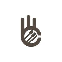 Restaurant Service abstrakte Logo-Vorlage Symbol Symbol vektor