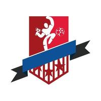 Fußball Fußball Abzeichen Logo Design Vorlagen Sport Vektor