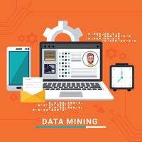 data mining illustration vektor