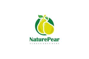 Natur Birne Logo vektor