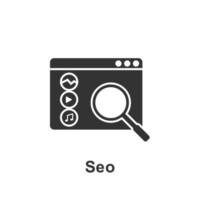 online Marketing, SEO Vektor Symbol