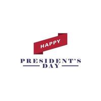 Lycklig presidentens dag 2 färgad vektor ikon