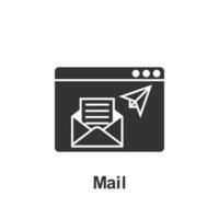 online Marketing, Mail Vektor Symbol