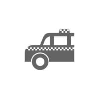 Taxi Auto Vektor Symbol