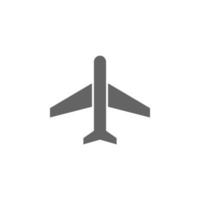 Flugzeug, Flughafen Vektor Symbol