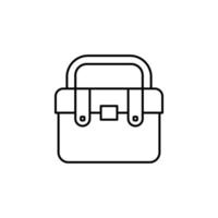 Aktentasche, Tasche Vektor Symbol