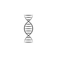 DNA Mutter und Baby Konzept Linie Vektor Symbol
