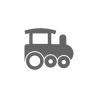 Lokomotive, Eisenbahn, Dampf, Zug Vektor Symbol