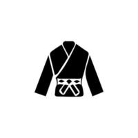 karate kimono vektor ikon