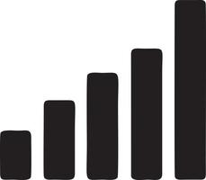 Signal Kommunikation Information Verbindung kabellos Symbol Symbol Vektor Bild, Illustration von das Netzwerk W-lan im schwarz Bild. eps 10