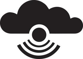 Signal Kommunikation Information Verbindung kabellos Symbol Symbol Vektor Bild, Illustration von das Netzwerk W-lan im schwarz Bild. eps 10