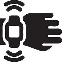 Signal Kommunikation Information Verbindung kabellos Symbol Symbol Vektor Bild, Illustration von das Netzwerk W-lan im schwarz Bild. eps 10