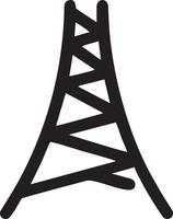 signal kommunikation information förbindelse trådlös ikon symbol vektor bild, illustration av de nätverk wiFi i svart bild. eps 10