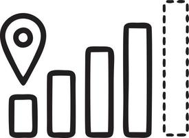 signal kommunikation information förbindelse trådlös ikon symbol vektor bild, illustration av de nätverk wiFi i svart bild. eps 10