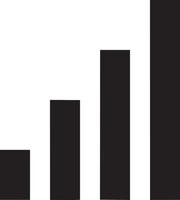 Signal Kommunikation Information Verbindung kabellos Symbol Symbol Vektor Bild, Illustration von das Netzwerk W-lan im schwarz Bild. eps 10