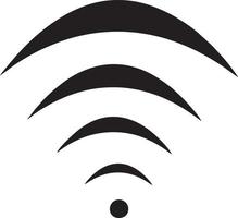 signal kommunikation information förbindelse trådlös ikon symbol vektor bild, illustration av de nätverk wiFi i svart bild. eps 10