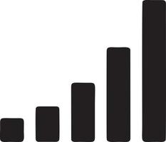 Signal Kommunikation Information Verbindung kabellos Symbol Symbol Vektor Bild, Illustration von das Netzwerk W-lan im schwarz Bild. eps 10