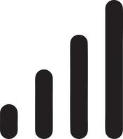 Signal Kommunikation Information Verbindung kabellos Symbol Symbol Vektor Bild, Illustration von das Netzwerk W-lan im schwarz Bild. eps 10