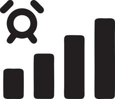 signal kommunikation information förbindelse trådlös ikon symbol vektor bild, illustration av de nätverk wiFi i svart bild. eps 10