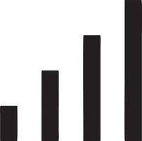 Signal Kommunikation Information Verbindung kabellos Symbol Symbol Vektor Bild, Illustration von das Netzwerk W-lan im schwarz Bild. eps 10