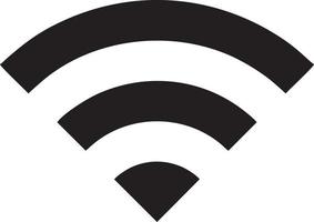 signal kommunikation information förbindelse trådlös ikon symbol vektor bild, illustration av de nätverk wiFi i svart bild. eps 10