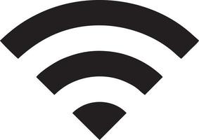 signal kommunikation information förbindelse trådlös ikon symbol vektor bild, illustration av de nätverk wiFi i svart bild. eps 10