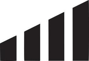 Signal Kommunikation Information Verbindung kabellos Symbol Symbol Vektor Bild, Illustration von das Netzwerk W-lan im schwarz Bild. eps 10