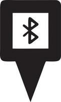 Signal Kommunikation Information Verbindung kabellos Symbol Symbol Vektor Bild, Illustration von das Netzwerk W-lan im schwarz Bild. eps 10