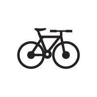 Fahrrad Symbol auf Weiß Hintergrund. Vektor Illustration