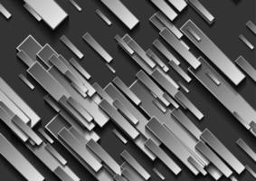 abstrakt dunkel grau Technik geometrisch Rechtecke Hintergrund vektor