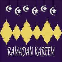 ramadan kareem islamic hälsning kort bakgrund vektor illustration. de helig månad av de muslim gemenskap.